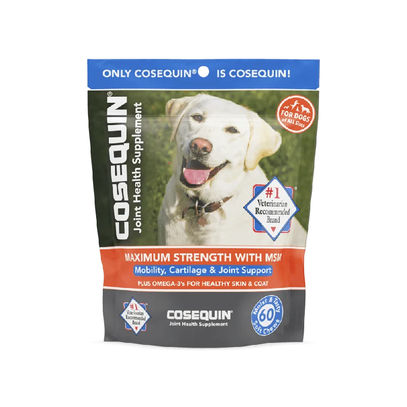 Nutramax Cosequin Joint Health Supplement for Dogs - With Glucosamine, Chondroitin, MSM, and Omega-3's