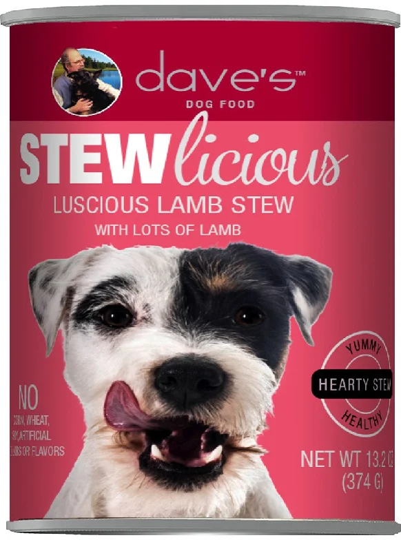 Dave's Stewlicious Luscious Lamb Stew Canned Dog Food