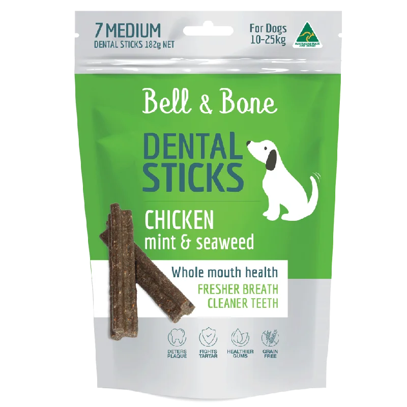 Bell & Bone Dog Dental Sticks Chicken Mint and Seaweed