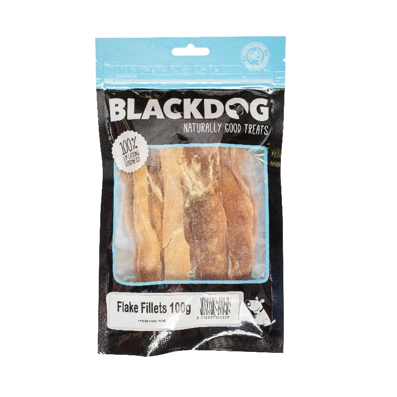 Blackdog Flake Fillets Dog Treat 100g