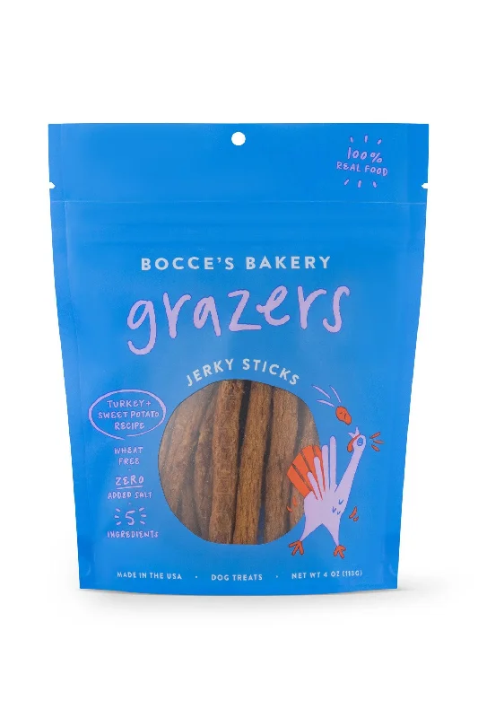 Bocce Grazers Turkey Jerky Dog Treats