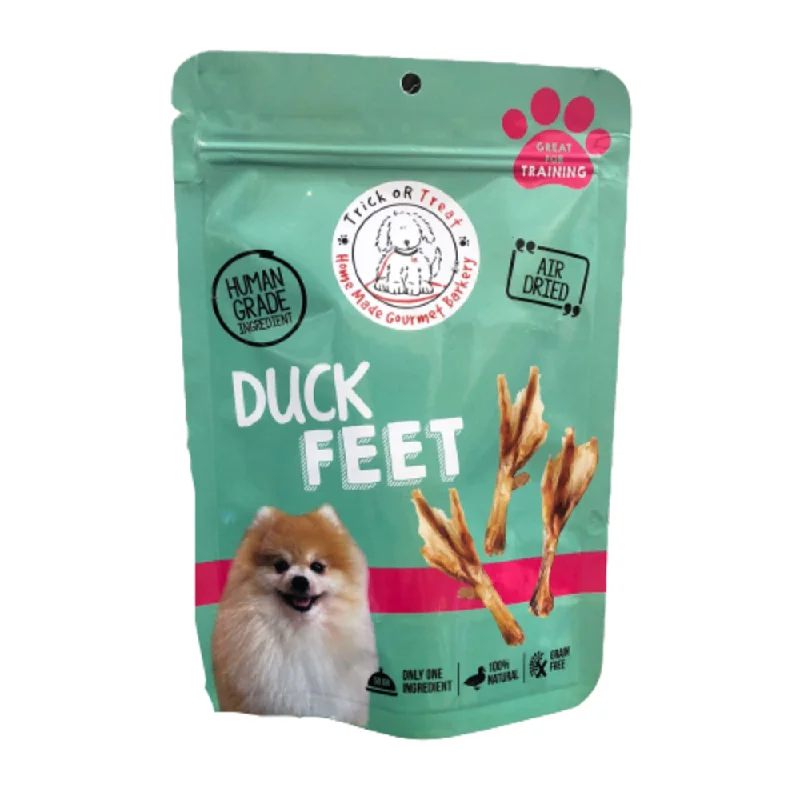 Trick or Treat Air Dried Duck Feet Dog Treats