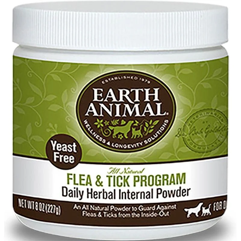 Daily Herbal Internal Flea & Tick Powder, No Yeast, 8 oz