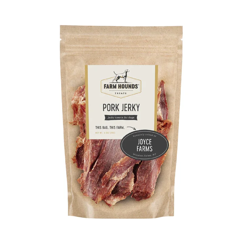 Farm Hounds Dehydrated Pork Jerky Treats 4oz