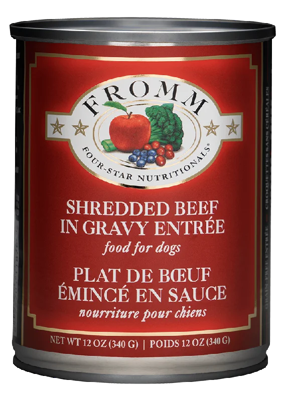 Four-Star Nutritionals Shredded Beef in Gravy Entrée Wet Dog Food from Fromm