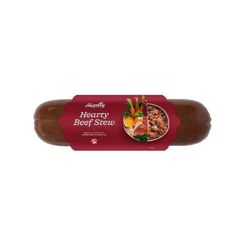 Hearlty Beef Stew Cooked Adult Dog Food Roll 800g