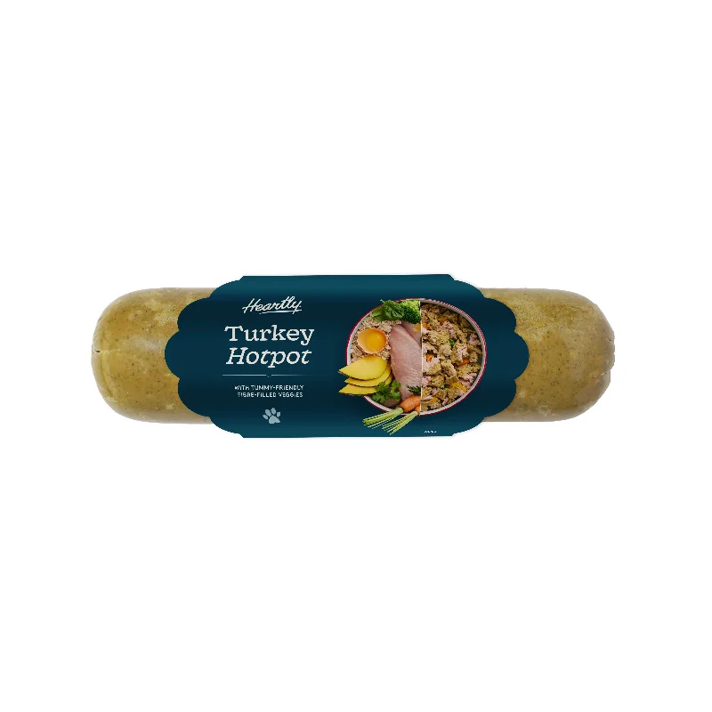 Heartly Turkey Hotpot Cooked Adult Dog Food Roll 800g