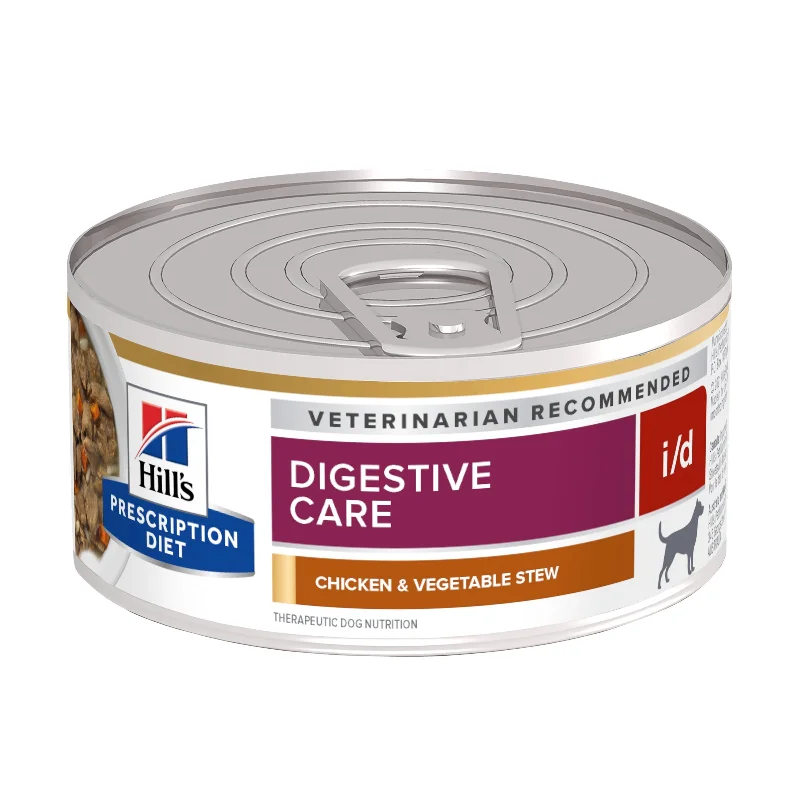 Hills Prescription Diet Dog i/d Digestive Care Chicken and Vegetable Stew Wet Food 156g x 24