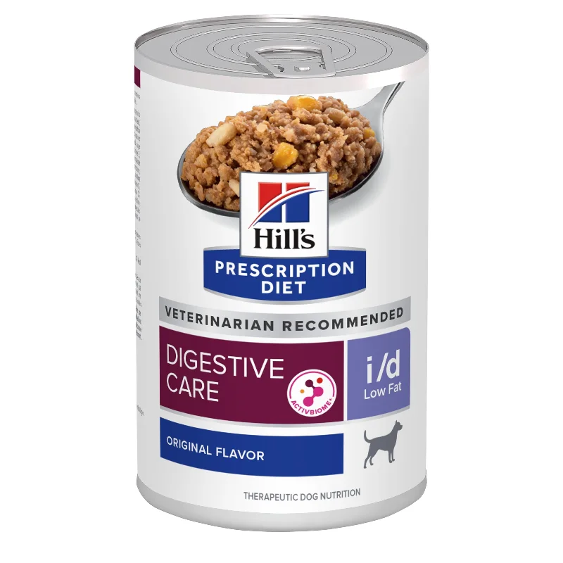 Hills Prescription Diet Dog i/d Low Fat Digestive Care Wet Food 370g x 12