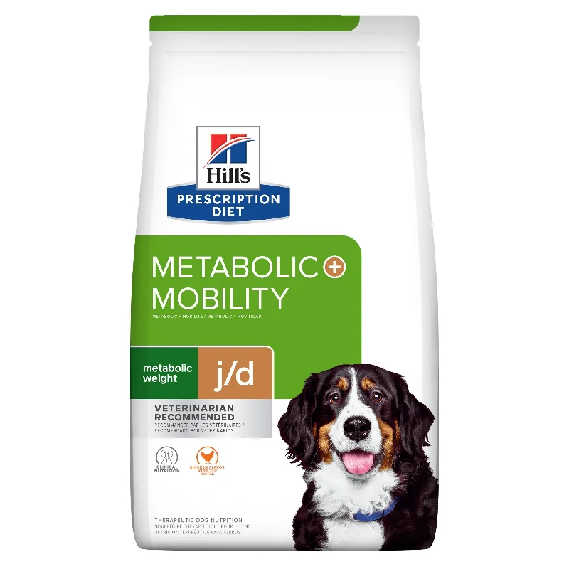 Hills Prescription Diet Dog Metabolic Weight + j/d Mobility Care Dry Food 10.8kg