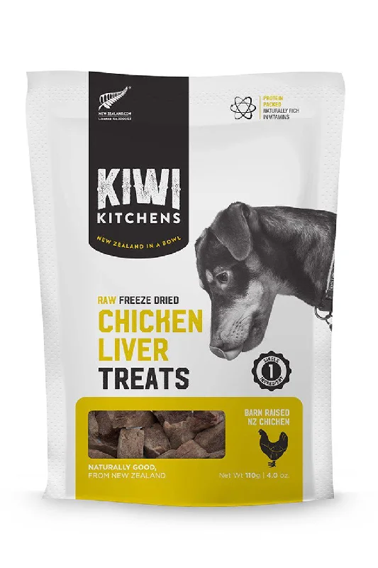 Kiwi Kitchens Freeze Dried Chicken Liver Dog Treats