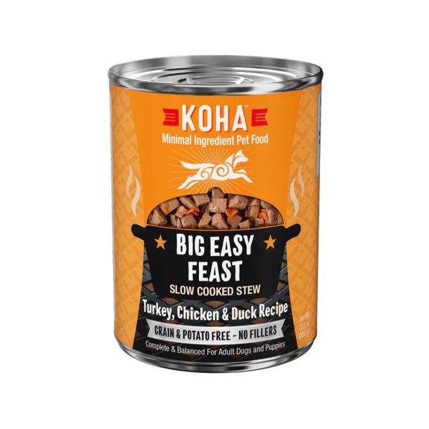 KOHA Big Easy Feast Slow Cooked Stew Turkey, Chicken & Duck Recipe