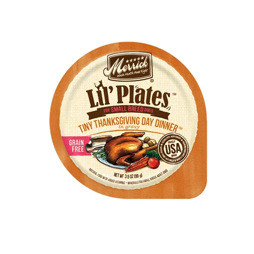 Merrick Lil Plates Grain Free Tiny Thanksgiving Day Dinner Wet Dog Food