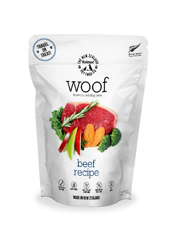 New Zealand Naturals Woof Freeze Dried Dog Treat Beef 50g