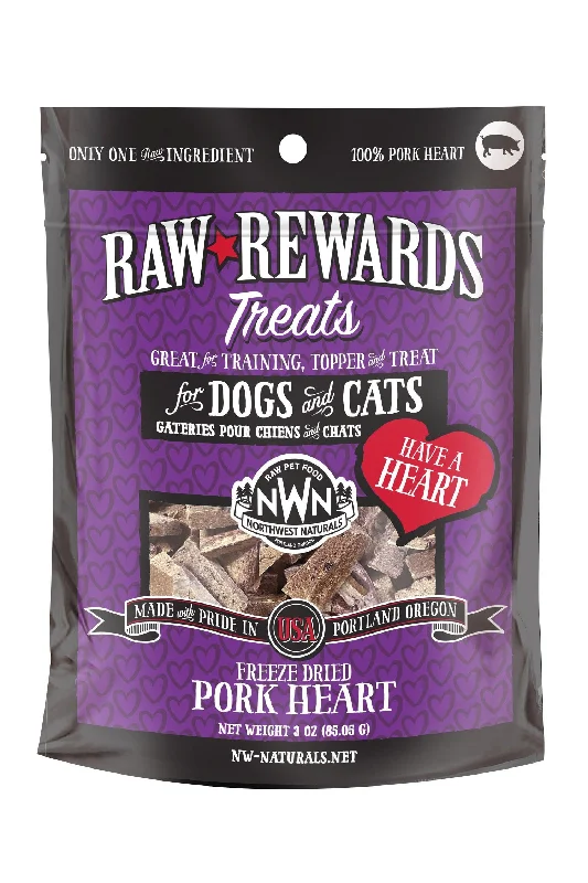 Northwest Naturals Pork Hearts Freeze-dried Dog Treats