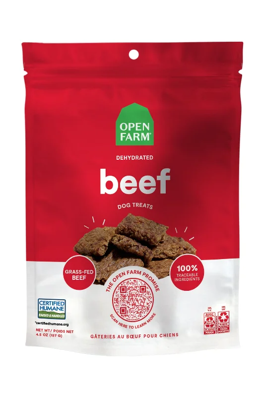 Open Farm Beef Dehydrated Dog Treats