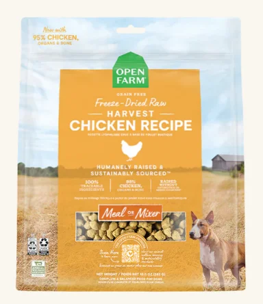 Open Farm Freeze-Dried Harvest Chicken Morsels