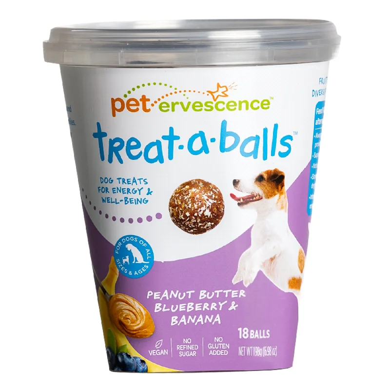 Petervescence TreatABalls Peanut Butter Blueberry & Banana 198g