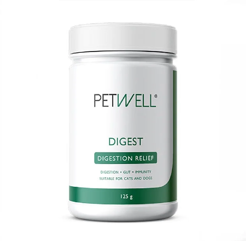 Petwell Digest Dog and Cat Supplement Digestion relief 125g