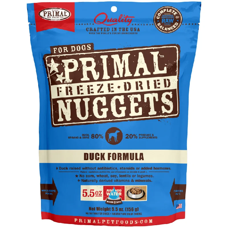 Primal Freeze Dried Nuggets Grain Free Duck Formula Dog Food