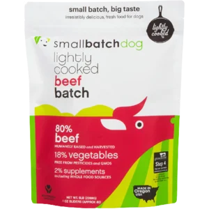 SmallBatch Lightly Cooked Beef Frozen for Dogs