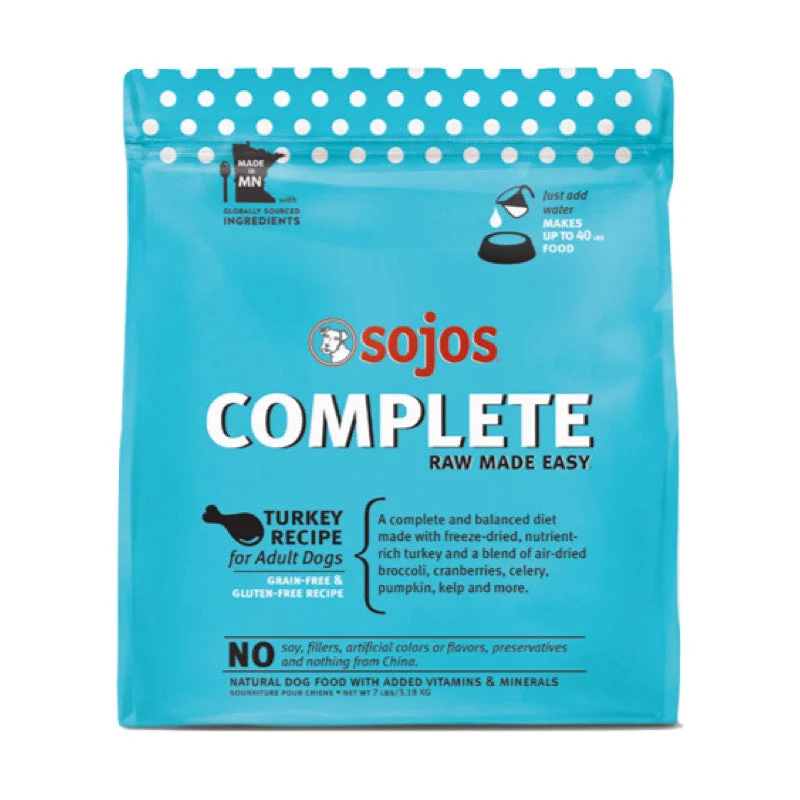 Sojos Complete Turkey Recipe Freeze Dried Dog Food