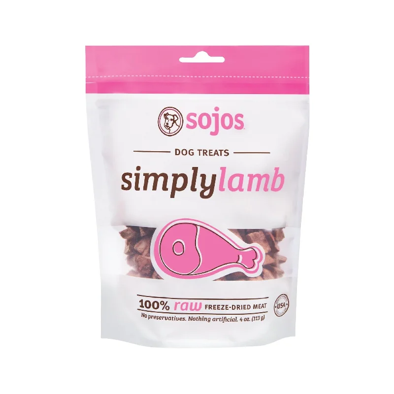 Sojos Simply Freeze-Dried Lamb Treats 4oz