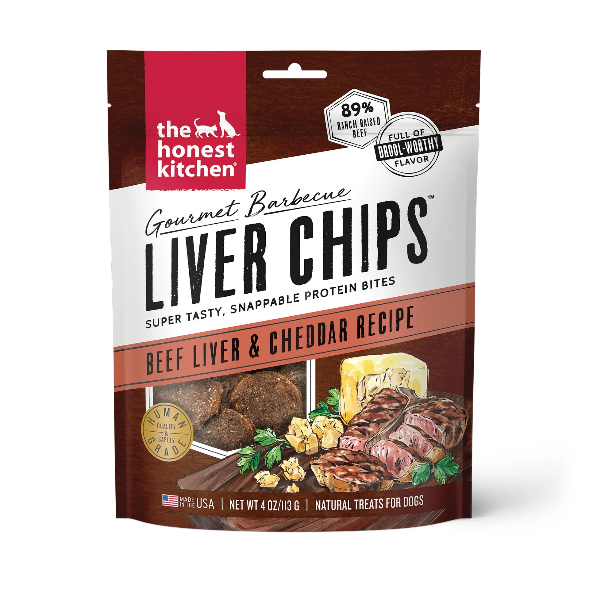 The Honest Kitchen Dog Barbeque Liver Chips