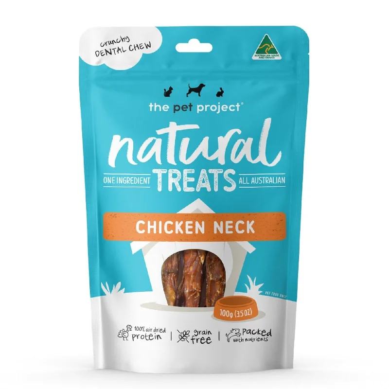 The Pet Project Dog Treat Chicken Neck 100g