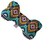 Turquoise Southwest Bone Dog Toy