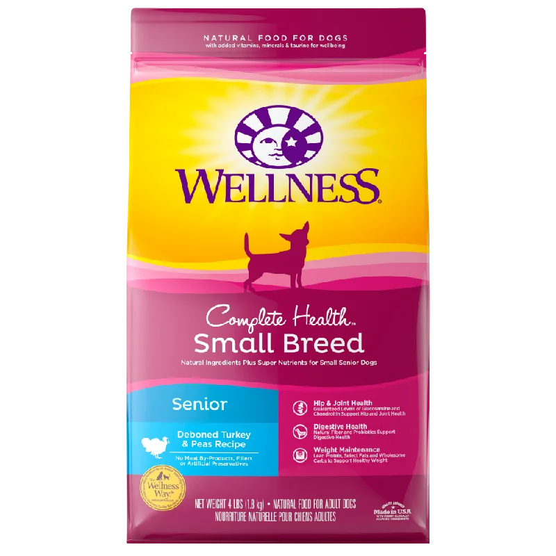 Wellness Complete Health Natural Small Breed Senior Health Recipe Dry Dog Food