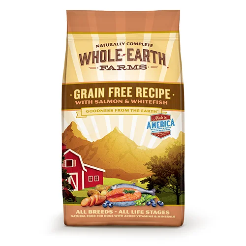 Whole Earth Farms Grain Free Salmon and Whitefish Dry Dog Food