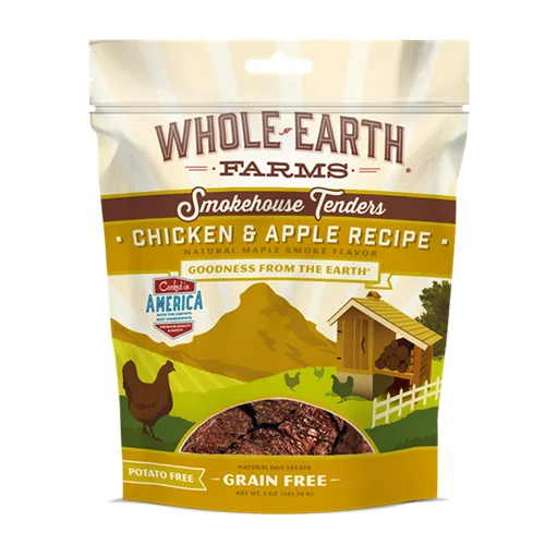 Whole Earth Farms Smokehouse Tenders Chicken & Apple Treats