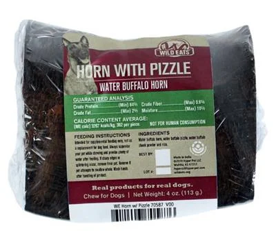 Wild Eats® 3" Horn with Pizzle Dog Treat