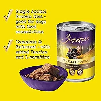 Zignature Turkey Formula, can food 13oz.