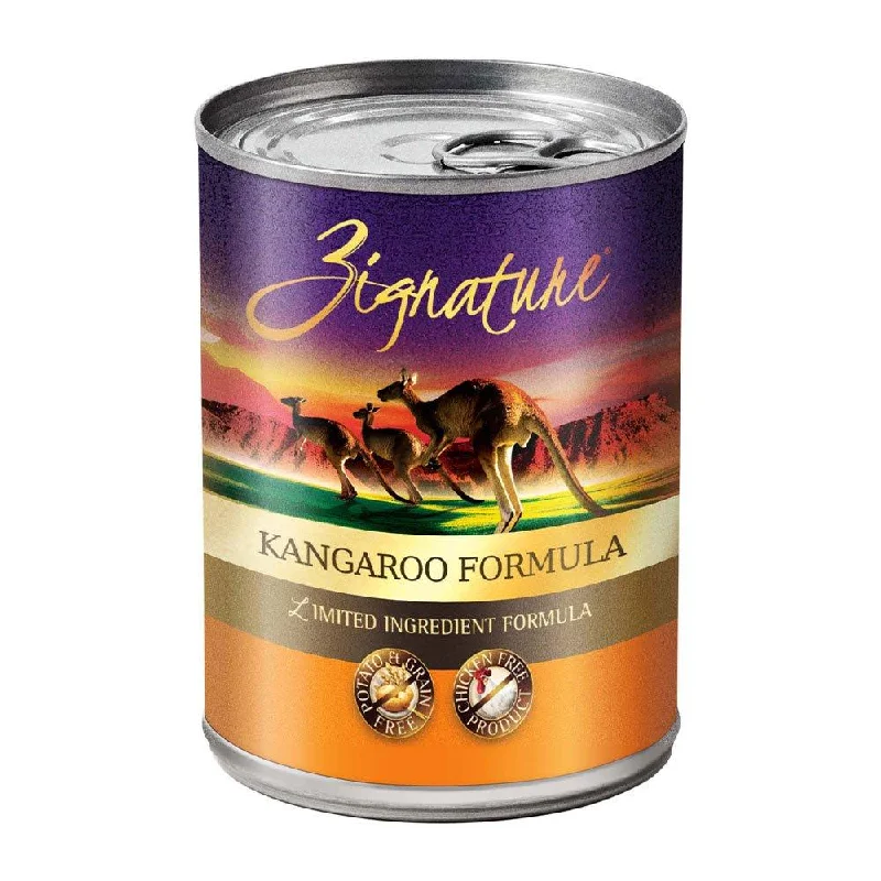 Zignature Kangaroo Limited Ingredient Formula Wet Dog Food, 13oz can