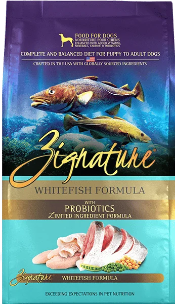 Zignature Limited Ingredient Whitefish Formula Dry Dog Food