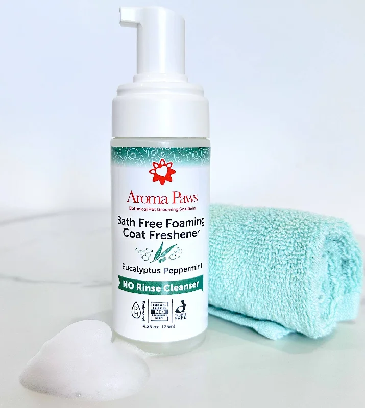 Aroma Paws - 4.25 oz. Bath Free Foaming Coat Freshener-Rinse Free Cleaner