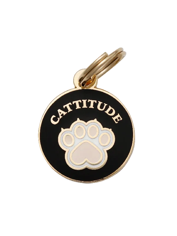 Cattitude Pet ID Tag