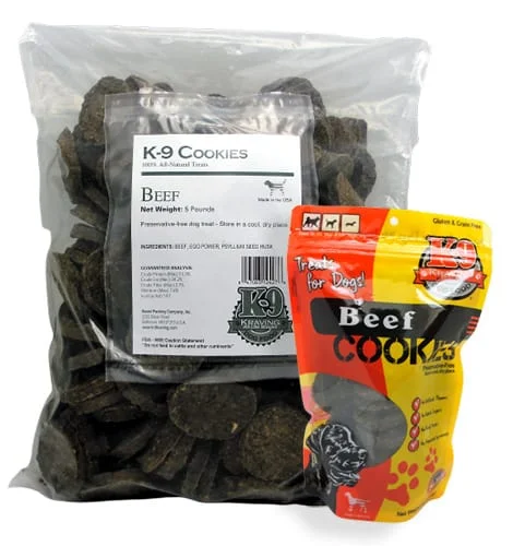 K-9 Kraving USA Beef Cookies Dog Treats