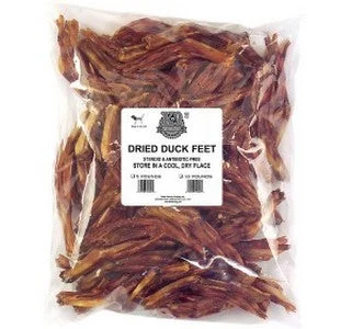 K-9 Kraving USA Dry Roasted Duck Feet Dog Treats, 10lb