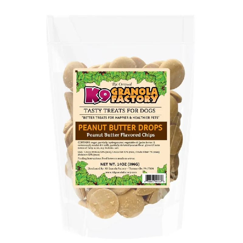 K9 Granola Factory Candy Collection Peanut Butter Drops For Dogs - Cannot Ship Due To Heat