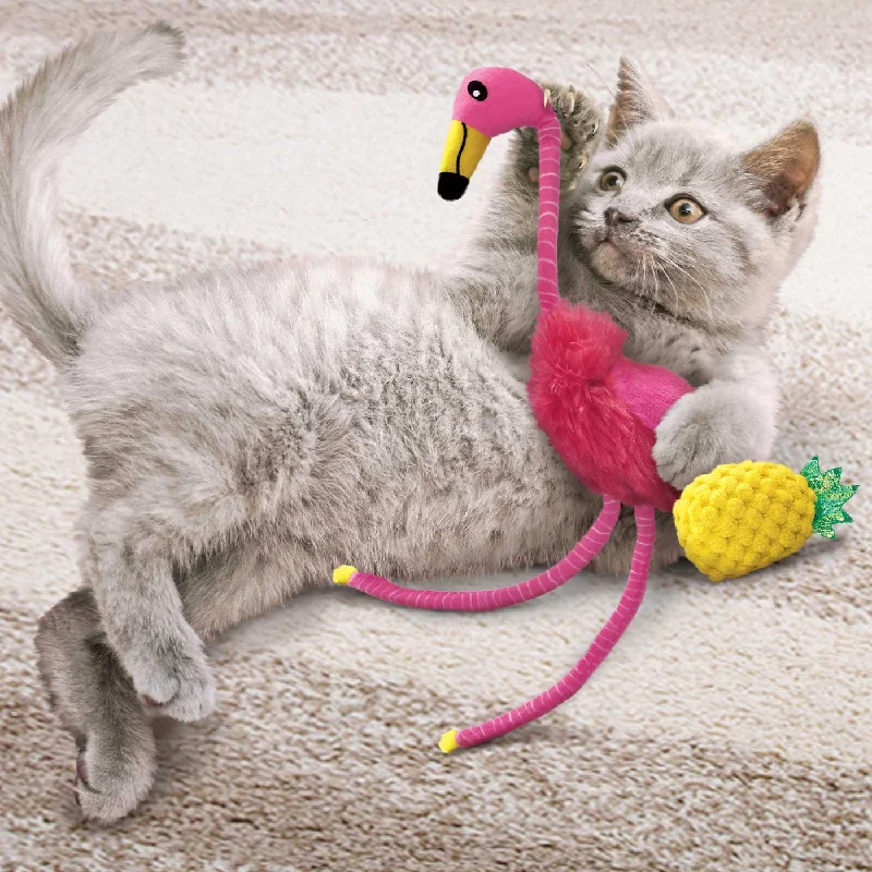 KONG Cat Tropics Flamingo 2 Pack