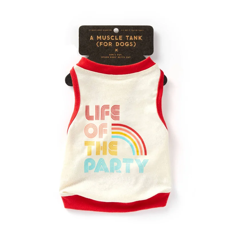 Life Of The Party Dog Tank