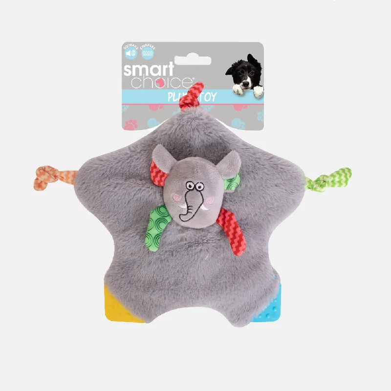 Multi Textured Plush Puppy Toy