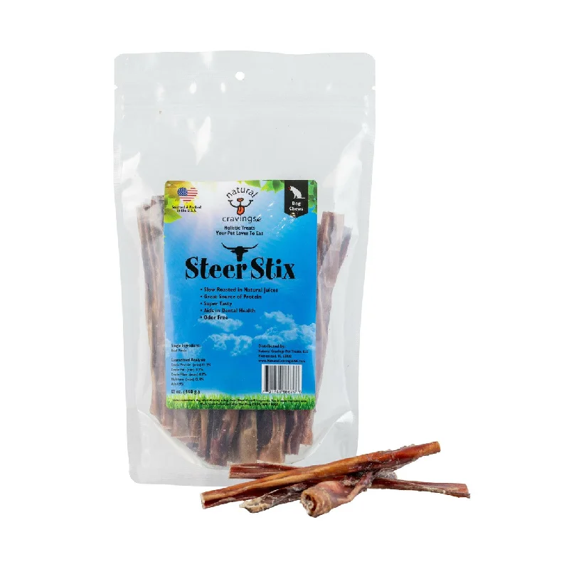 Natural Cravings USA Steer Stix Dog Treats, 12oz