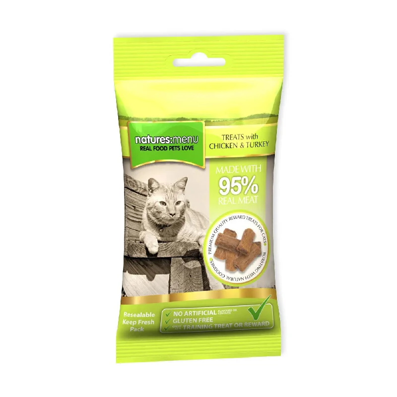 Natures Menu Cat Treats Chicken and Turkey 60g