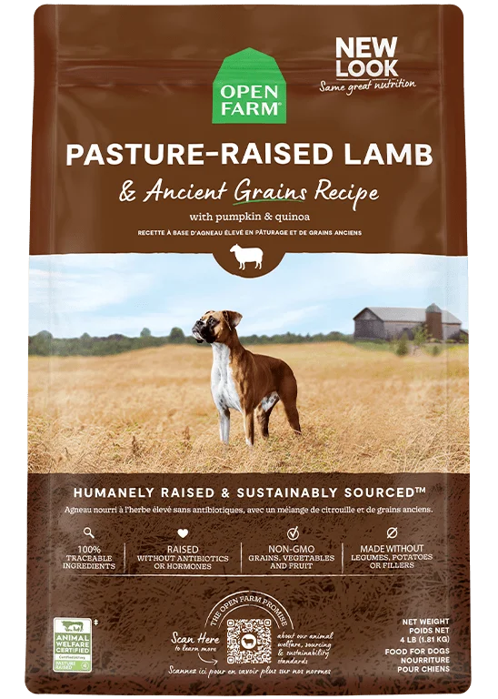 Open Farm Pasture-Raised Lamb & Ancient Grains Dry Dog Food