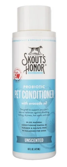 Skouts Honor Probiotic Pet Conditioner - Unscented 16 oz.