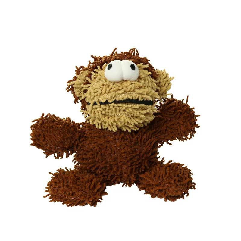 Tuffy Dog Toys - VIP Products - Mighty Microfiber Ball Med Monkey, Durable, Squeaky Dog Toy